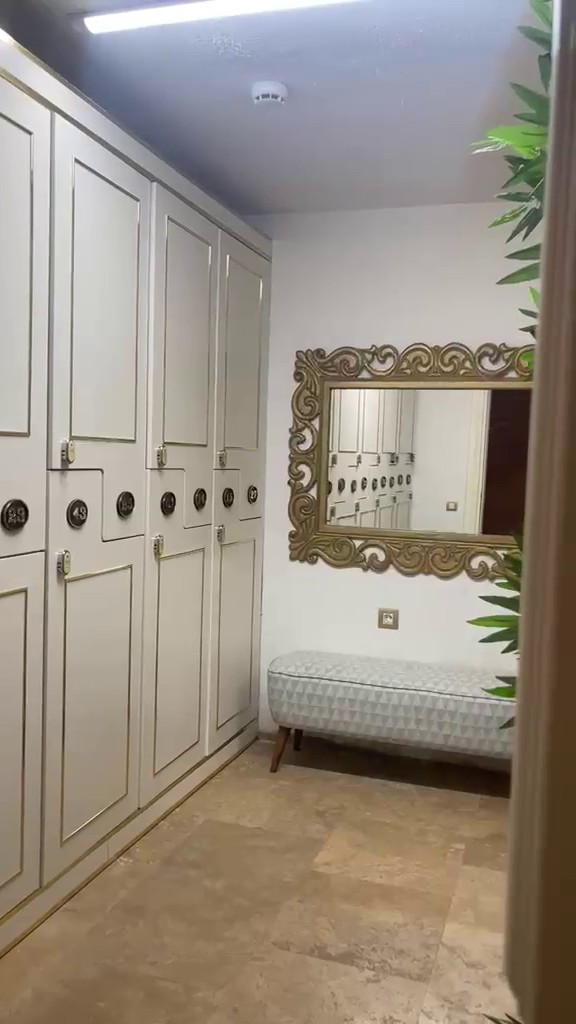 Aslan Spa'nın hazırlık ve soyunma alanı